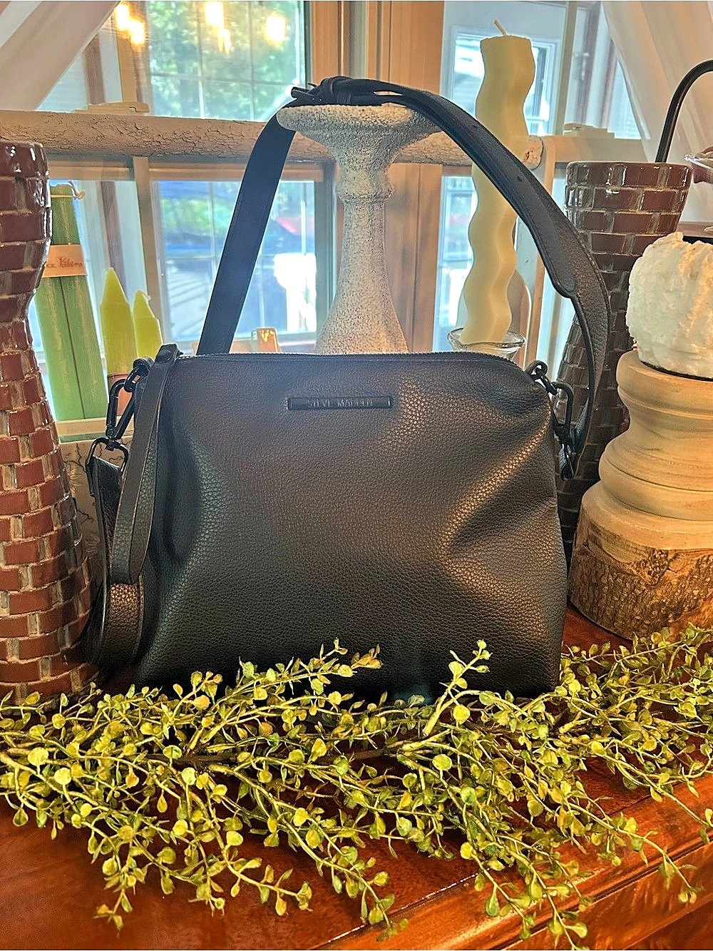 Steve Madden Black Crossbody Bag